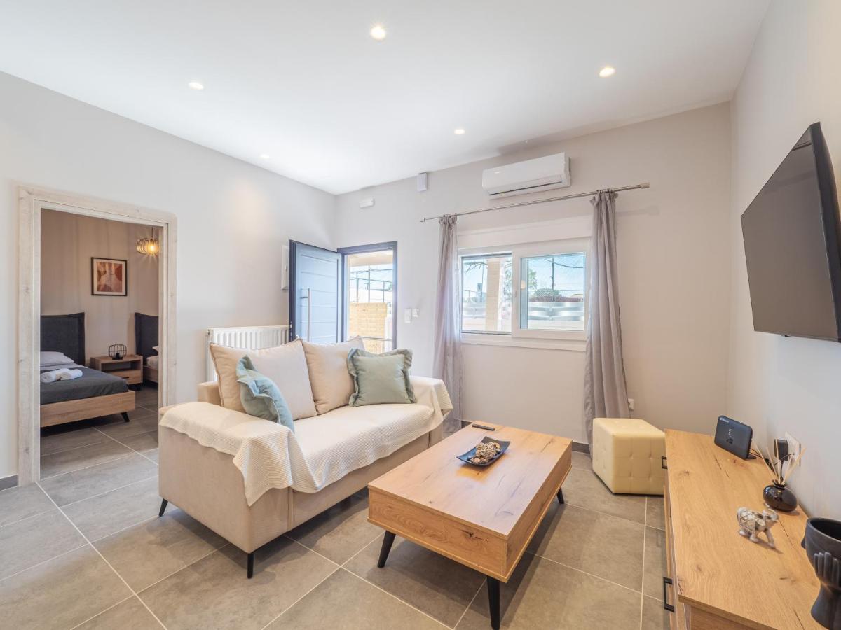 M&K - Maria'S Stylish Apartment Near Alykes Beach Corfu  Luaran gambar